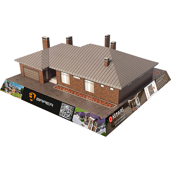 Бумажный макет дома 房子的布局 Scale Model