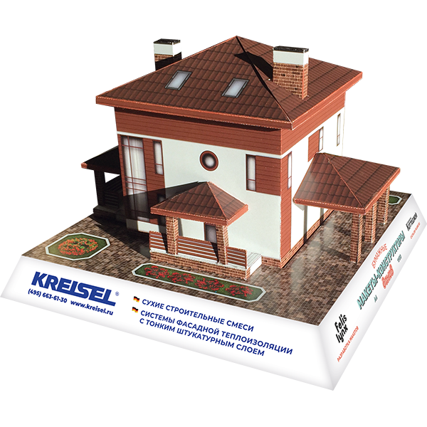 Бумажный макет дома 57-65 房子的布局 Scale Model