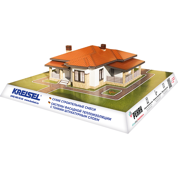 Бумажный макет дома 62-05 房子的布局 Scale Model